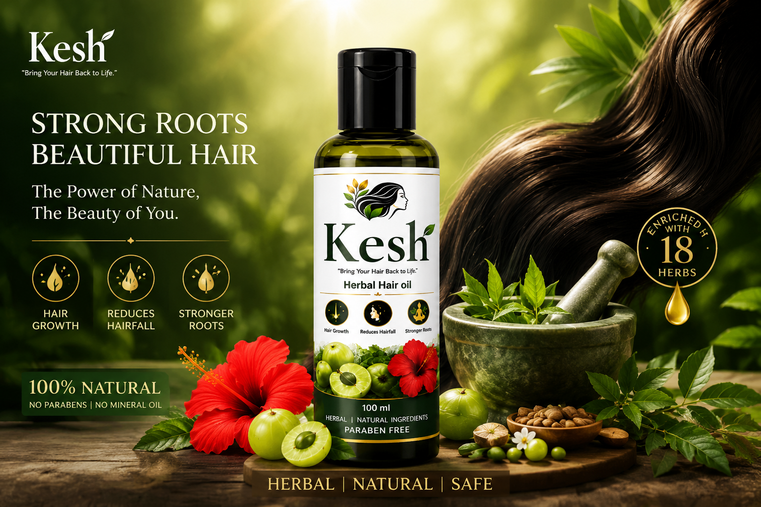 KESH Herbal Hair Oil Product